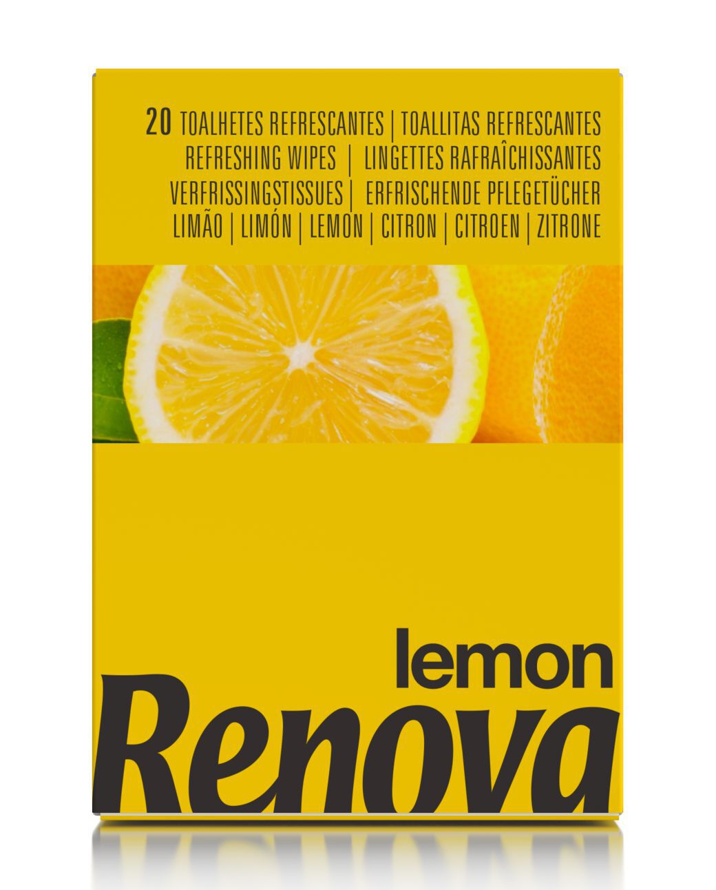 Lemon Scented Refreshing Wipes